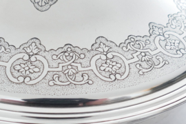 Christofle - coll. Gallia - Silver Plated Legumiere (Serving dish) - Late Renaissance/Baroque