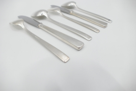 Silver Plated Cutlery Canteen - 40-piece/6-pax. - Nieuwpoort - the Netherlands, 1960's