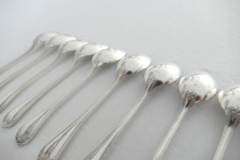 A set of 12 silver-plated teaspoons - Fillot, Caslot, Dru & Cie (Au Bon Marché Paris) - 1912-1925