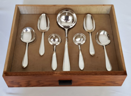 Silver Plated Cutlery Canteen / 88-pieces - 12 persons - Sola 90