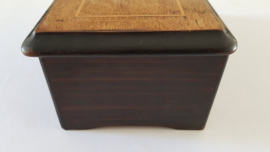 Antique Swiss Music Box (Working) - Rosewood Veneer and Marquetry - Paillard Vaucher Fils, St. Croix - 1870's-1880's