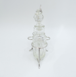 Silver Plated Oil & Vinegar Stand - French, 20th century