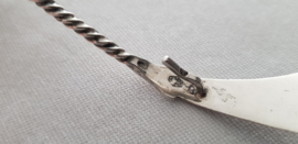 Antique silver cream spoon - .835 silver - A. Pelt, Schoonhoven - the Netherlands, 1920