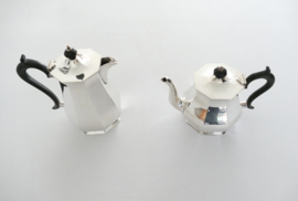 Silver Plated Art Deco Tea- and Coffee service - Fenton, Russel & Co - Edinburgh, c. 1930