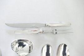 Silver Plated Cutlery Set - 48-piece/6-pax. - Model 248 Evolution - Gero, Gerritsen Zeist