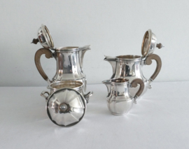 Christofle Verzilverd Koffie en Thee servies - voor Kirby, Beard & Co, Parijs - 1935-1959