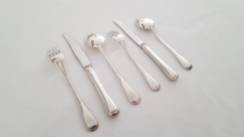 Silver plated cutlery in the Arabesque pattern- 6-pax/40-pieces - Gero Zilvium 100 - the Netherlands, late 1960's