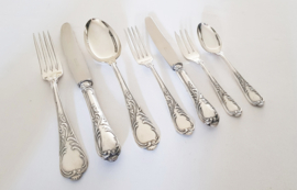 Silver Plated Cutlery Canteen - 84-piece/12-pax. - Louis XV/Rococo - Solingen, Germany c.1930's-1950's