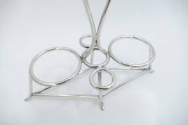 Silver Plated Oil & Vinegar Stand - French, 20th century