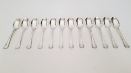 Christofle - Silver plated Art Deco Diner Cutlery - Boreal collection - 36-piece/12-pax.  - France, c. 1935-1983