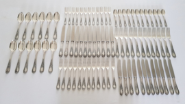 Silver Plated Cutlery Canteen - 84-piece/12-pax. - Louis XV/Rococo - Solingen, Germany c.1930's-1950's