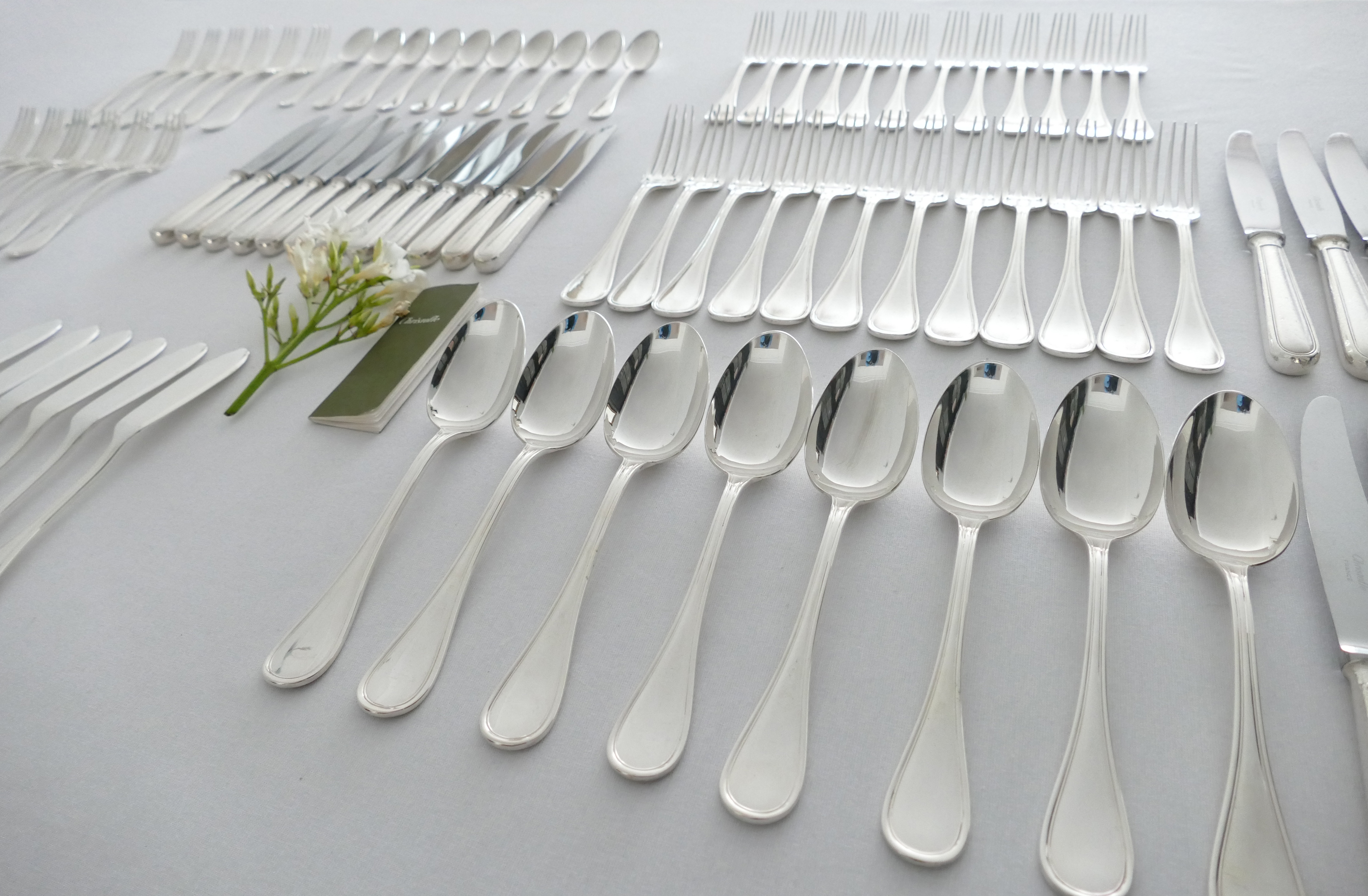 Christofle - Albi - Silver Plated Cutlery Set - 90-piece - France, 1970's