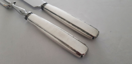 Gero, Georg Nilsson - Silver Plated Carving Set - N.56 "Nordique" - the Netherlands, 1939-1958