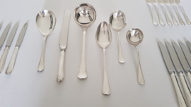 Silver plated cutlery in the Arabesque pattern- 6-pax/42-pieces - Gero Zilvium 100 - the Netherlands, late 1960's