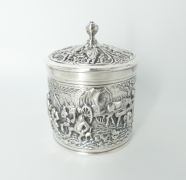 Nostalgic Old-Dutch Tea Caddy - H.Hooikaas for Douwe Egberts - the Netherlands, 1960s