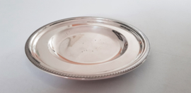 B. Wiskemann - Silvered plate in Empire style - diameter ..