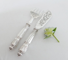 Puiforcat - French silver set of Fish Servers - 1st Minerva - .950 silver - France, c. 1880