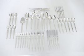 Silver Plated Cutlery Set - 48-piece/6-pax. - Model 248 Evolution - Gero, Gerritsen Zeist