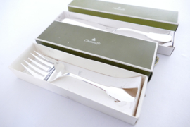 Christofle - Cluny - Silver Plated Fish Servers - Near-mint condition - In original boxes