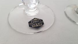 Kristal Saint Louis - Set van 6 Portglazen + Champagnecoupe - Cléo