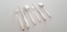 Gero, Zeist - Silver plated Cutlery Set - series 229 "Perfection" - 43-piece/6-pax. - the Netherlands, 1952-1975