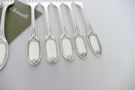 Christofle - Marie Antoinette - Set of 10 Silver Plated Dessert Forks