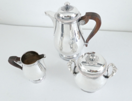 Christofle, Gallia - Silver-plated 3-piece Tea Set - France, 1935-1975