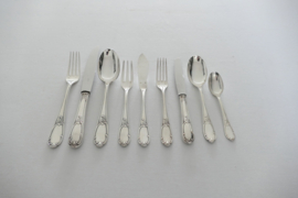 Frionnet, Francois - Silver Plated Cutlery Canteen - 116-piece/12-pax. - Louis XV - France, c. 1950