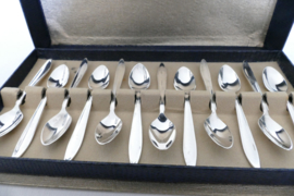 Set van 12 mokkalepeltjes - model Perfection - ontwerp Georg Nilsson