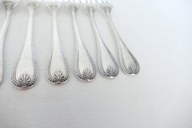 Christofle - Malmaison - 10 silver plated Pastry forks