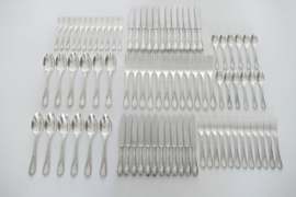 Silver Plated Cutlery Canteen - 84-piece/12-pax. - Louis XV/Rococo-style