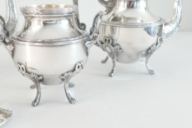 A Louis XVI-style Silver Plated Tea- and Coffee service - Roux Marquiand - France, c. 1919