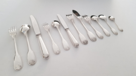 Christofle - Silver Plated Cutlery Canteen - Vendome pattern - 141 pieces