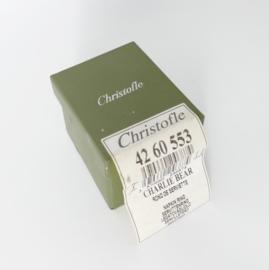 Christofle "Charlie Bear" Napkin Ring - boxed and unused