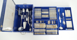 Orfevrerie Boulenger - Silver Plated Cutlery Canteen - Vieux Paris - 110-piece/12-pax. - Paris, 1898-1938
