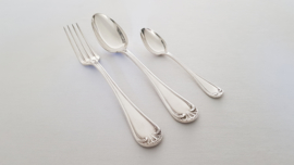 Boulenger, Paris - Silver plated Dinner cutlery in canteen - 37-piece/12-pax - Shell/Coquille - Paris, 1898-1938