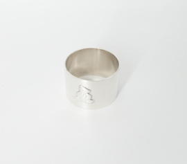 Christofle "Charlie Bear" Napkin Ring - boxed and unused