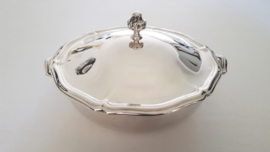 Ercuis - France - Silver plated Vegetable dish (Legumiére) - Contours collection - France, 1977