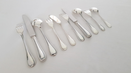 A silver plated cutlery canteen by Ercuis, France - 128-piece/12-pax. - Auteuil collection - France, 1970-1983