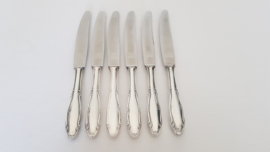 Silver plated Cutlery set in Art Nouveau style - 42-piece/6-pax. - Germany, c. 1950
