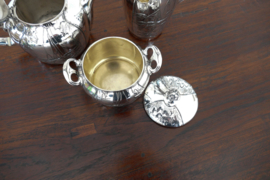 A Sycamore Art Nouveau Tea- and Coffee Service - Orfevrerie Gallia, 1904