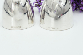 Christofle Salt & Pepper Shakers - Bullet Design - France, 1960-1983