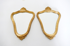 Pair of Vintage gilded hall mirrors - Czechoslovakia, c. 1946
