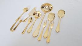 SBS Solingen - Gold-plated cutlery set in Louis XV/Rococo-style - 70-piece/12-pax. - Germany, 1990's