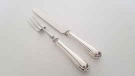 Christofle - A silver plated set of carving cutlery - Spatours collection