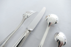 Orfevrerie Ercuis - Silver Plated Cutlery Set - "Contours" collection - 24-piece/6-pax. - New, in original packaging