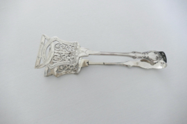 A William Hutton & Sons Silver-Plated Asparagus Tongs - England, c. 1910