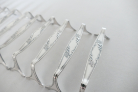 A set of 12 Silver Plated Art Nouveau Knife rests - Otto Kaltenbach Altensteig, 1921-1967