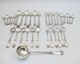 Verzilverde Bestekset in Empire stijl - Armand Frenais - Frankrijk - c. 1900