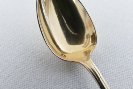 Christofle - Pompadour - 6 vergulde Espressolepels